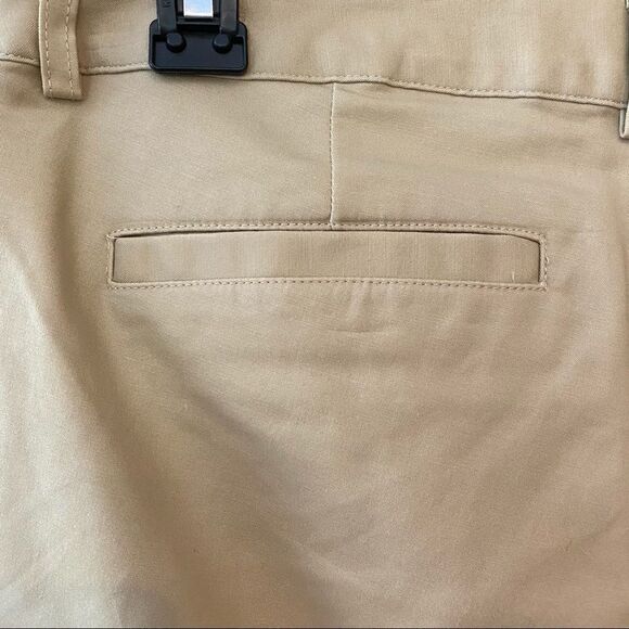 Michael Kors 6 Khaki Casual Workwear Cotton Trousers Tapered Pants - Picture 7 of 9